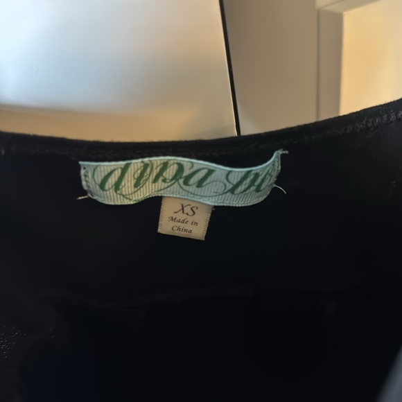 Flowy Black Mini Dress - Picture 3 of 3